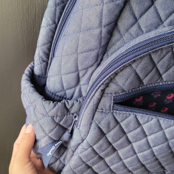 Vera Bradley Essential Backpack Moonlight Navy Purple  display picture 1